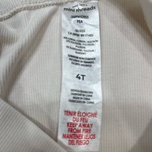 Petit Lem’s Mini Threads White Shorts 4T